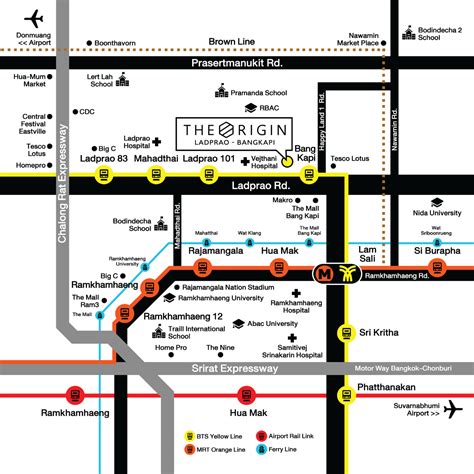 ladprao intersection map